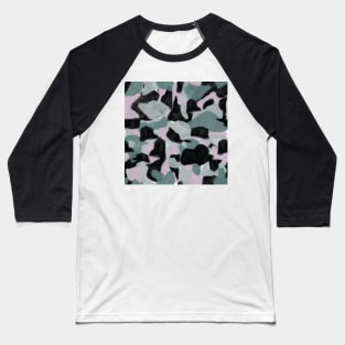 Camouflage pattern pastel color Baseball T-Shirt